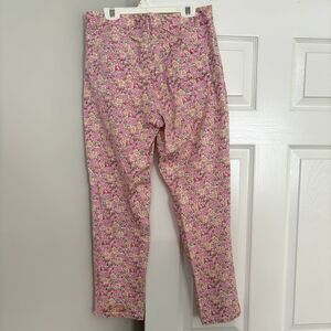 Polo Ralph Lauren Pink Floral Stretch Pants